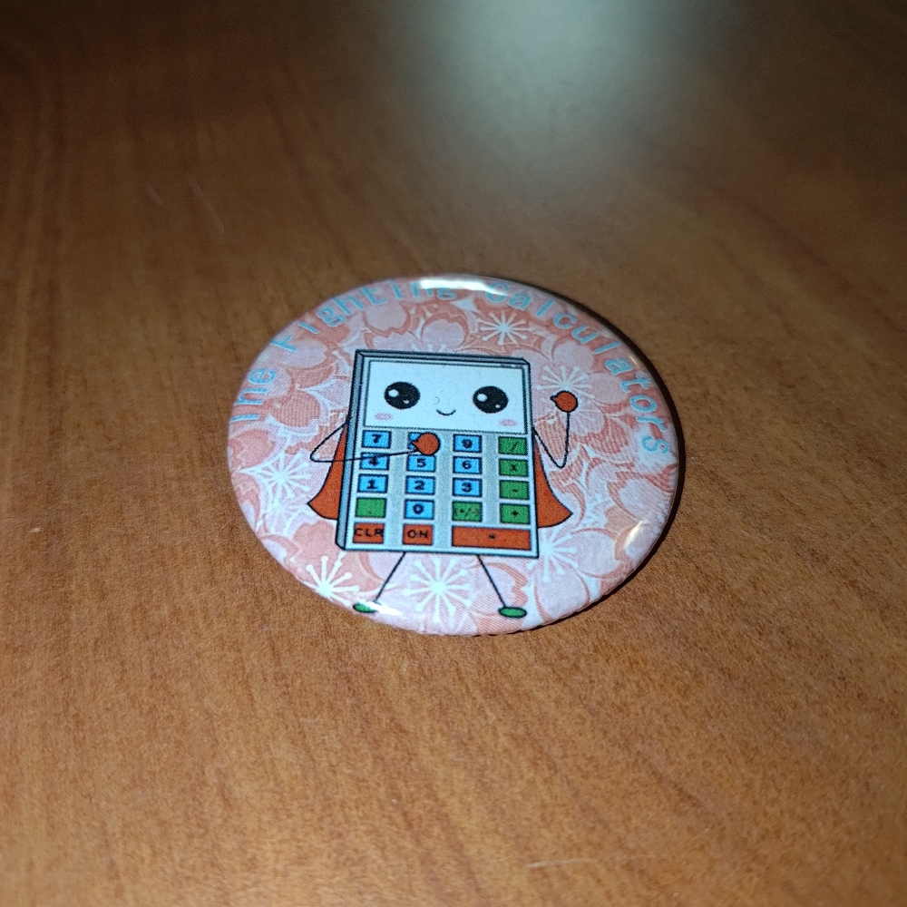 Kawaii Calculator Pin